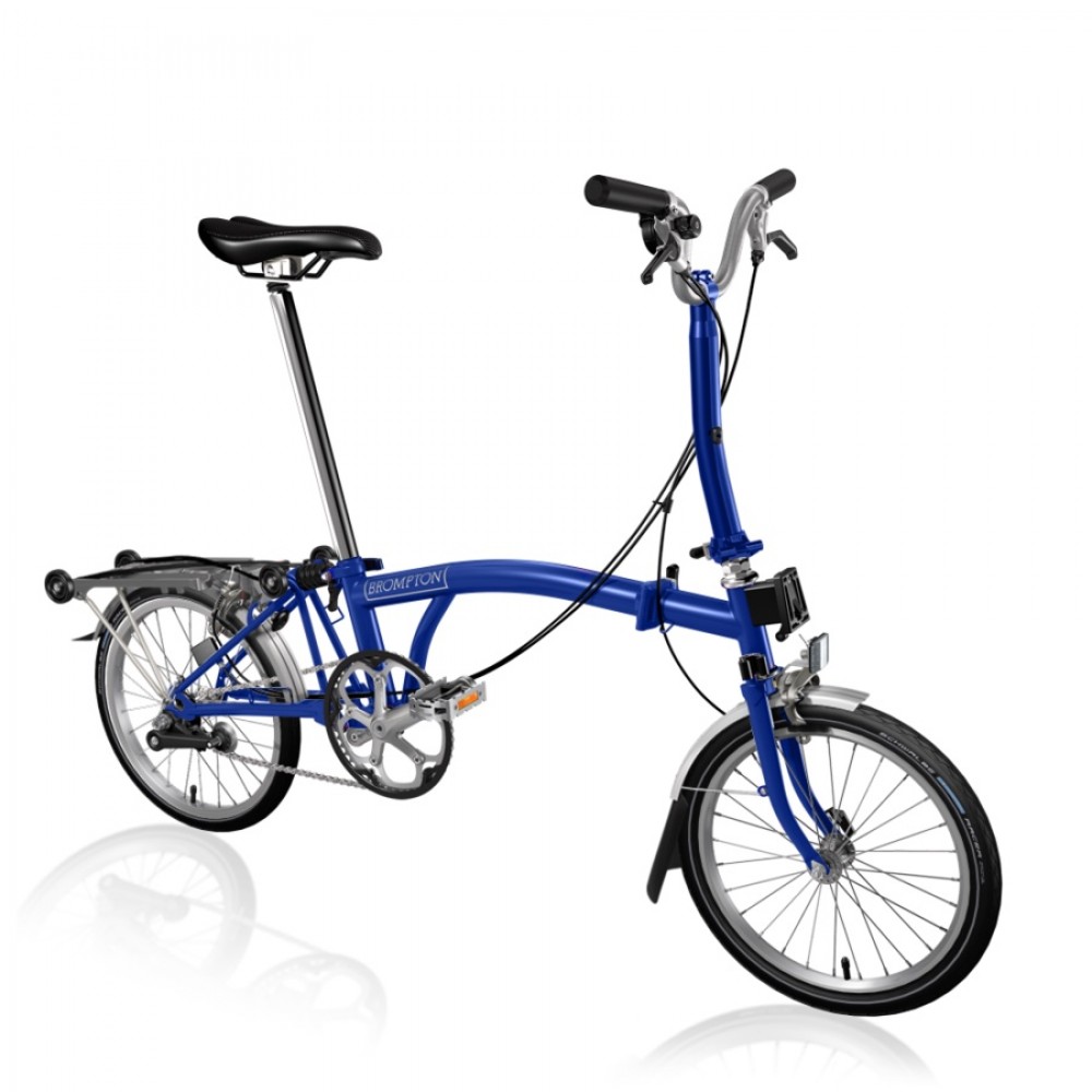 Brompton C Line Utility Piccadilly Blue, Mid, Rack MY22