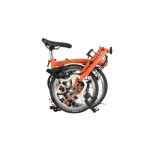 Brompton C Line Explore Fire Coral, High MY22
