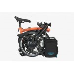 Brompton Electric C Line Explore, Mid Bar, Fire Coral